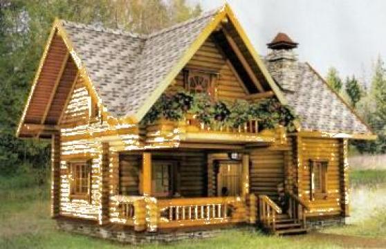 Casa lemn rotund Viking de la Loghouse Group