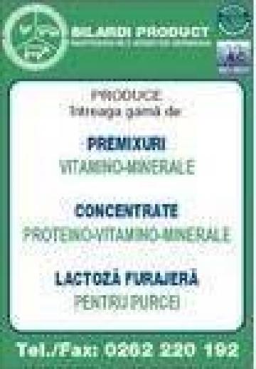 Premix vitamino-mineral pentru amestecuri furajere de la Bilardi Product Srl