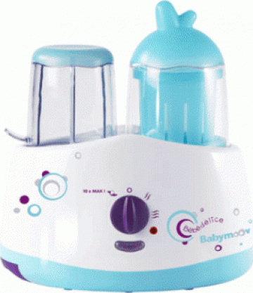Robot mixer 5 in 1 Bebedelice Blue / Purple Baby Moov de la Sc  Chic Bebe Srl