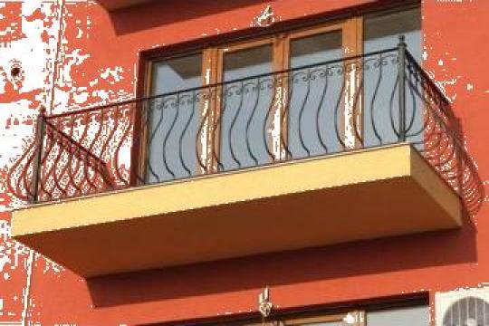 Balustrada fier forjat cu burta pentru balcon de la Sc Grimet Construct Srl