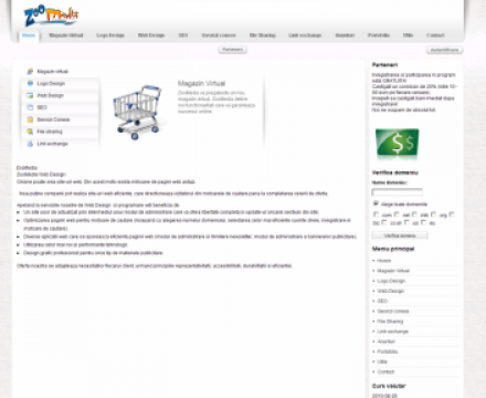 Web design pentru site-uri de prezentare companie ZooMedia