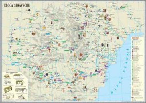 Harta murala istorie Epoca antica - Epoca straveche de la Eurodidactica Srl