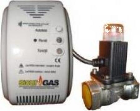 Detector gaz cu electrovana 1 inch SicurGas de la Ecoflam Srl
