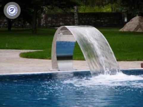 Skimmer piscina din ABS alb