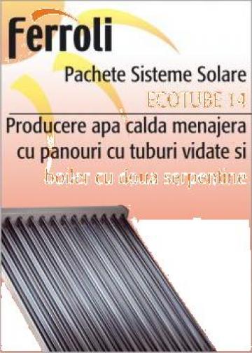Panouri solare (tuburi vidate) Ferroli de la Benedek &amp; Co - Targu Mures