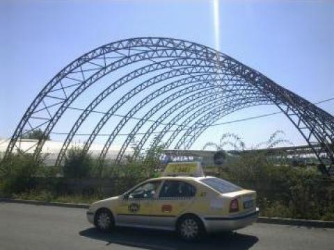 Constructie metalica hangar semicircular de la Synergy System