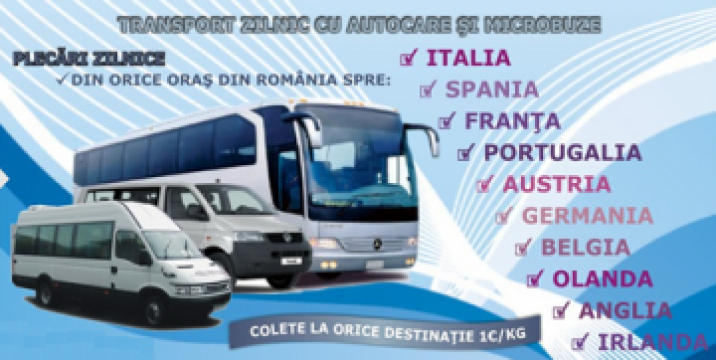 Transport persoane Romania Anglia de la Transport International Srl