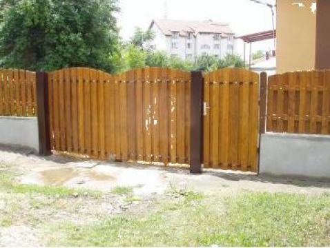 Gard din lemn de la PFA Georgescu Leonard