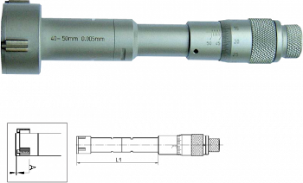 Micrometre de interior in 3 puncte 12-50mm de la Akkord Group Srl