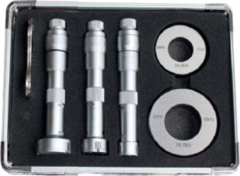 Set micrometre de interior in 3 puncte 3,50-6,50 mm de la Akkord Group Srl