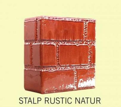 Cahle teracota Stalp + placa Rustic Natur