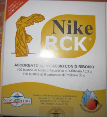 Supliment alimentar Ascorbat de potasiu cu riboza Nike RCK