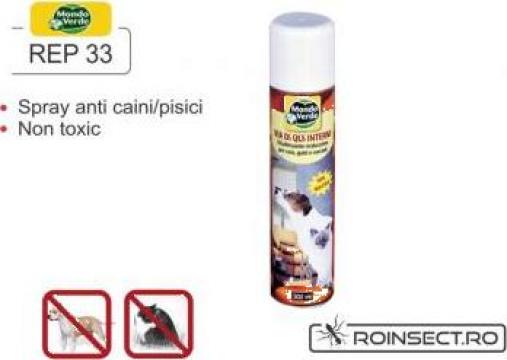 Spray anti caini si pisici pentru uz interior Rep 33