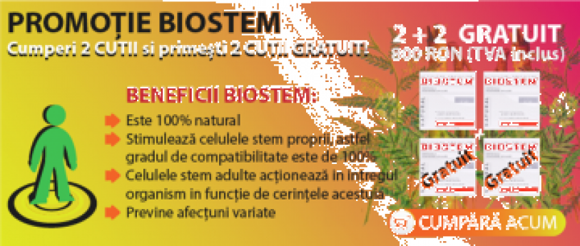 Supliment alimentar Biostem: 2 cutii