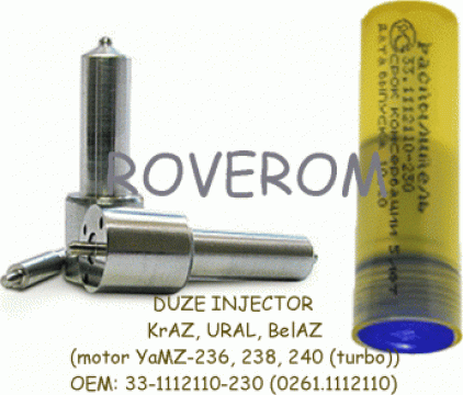 Duze 33.1112110-230, injector YaMZ-236, 238, 240 de la Roverom Srl