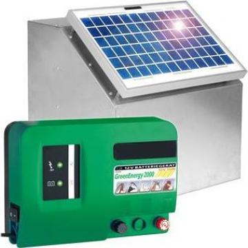 Gard electric Green Energy 2000 + panou solar 12W