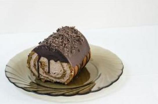 Rulada cu Crema de Ciocolata 100g de la Buni Sweet Distribution
