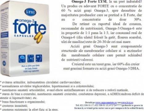 Supliment alimentar Omega-3 Forte capsule de la Saga Sanatate