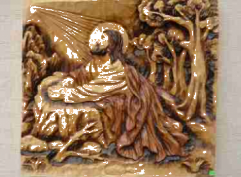 Sculptura Iisus in Ghetsimani de la Marincu George
