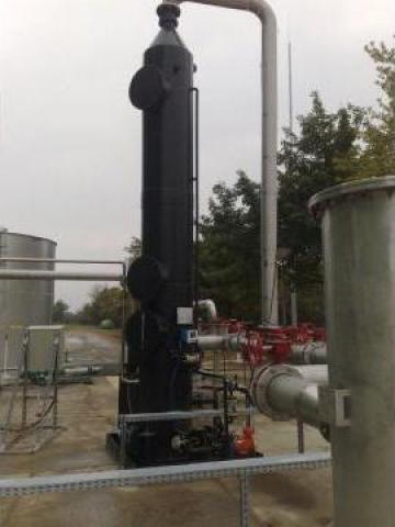 Instalatie de desulfurare biogaz