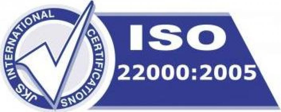 Certificat ISO 22000 HACCP de la ESQ Cert - Organism De Certificare Iso