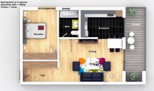 Apartament cu 2 camere Selimbar de la Rara Invest Srl