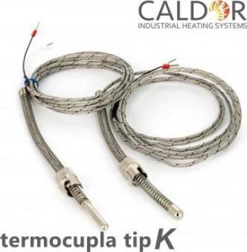 Termocuplu  K 6-8 2 MT de la Caldor Industrial Heating Systems Srl
