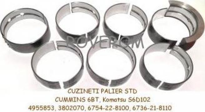 Cuzineti palier STD Komatsu S6D102, Cummins 6BT, QSB, ISB de la Roverom Srl