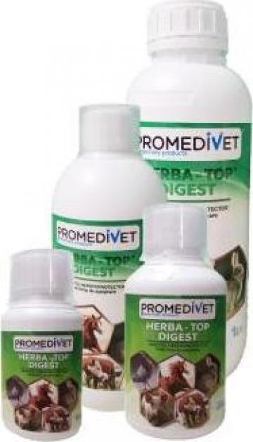 Supliment hepatoprotector uz veterinar Herba-Top Digest de la Promedivet