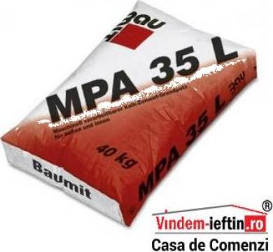 Tencuiala usoara mecanizata Baumit MPA 35 sac 40 kg de la Vindem-ieftin.ro