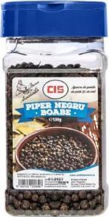 Piper negru boabe 150g de la Condimente Cis