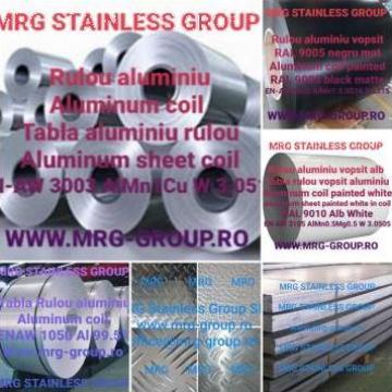 Benzi aluminiu, folii aluminiu 99.0 - 99.5% Al EN-AW 1050A de la MRG Stainless Group Srl