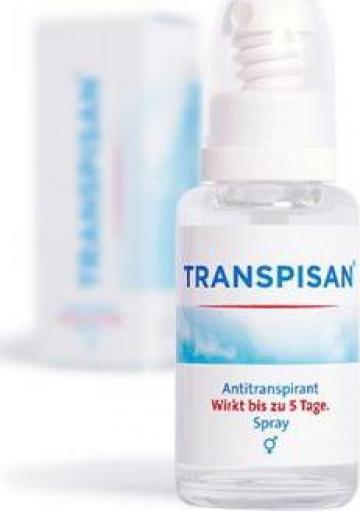 Antiperspirant Transpisan, 1 spray + 1 roll-on, Germania de la Genmark Trading Srl