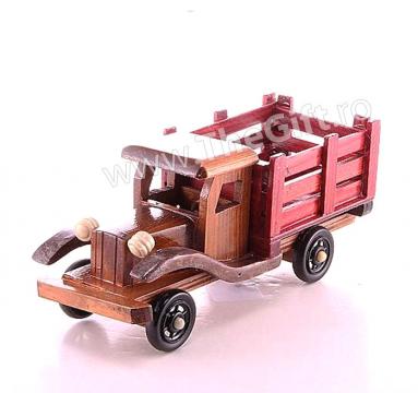 Ornament Camion din lemn antichizat de la Thegift.ro - Cadouri Online