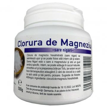 Clorura de magneziu hexahidrata (sare nigari) 500g de la Biovicta