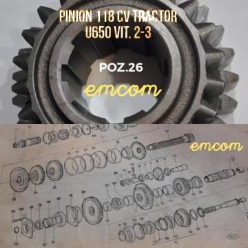 Pinion cutie vitezele 2-3, tractor U650 de la Emcom Invest Serv Srl