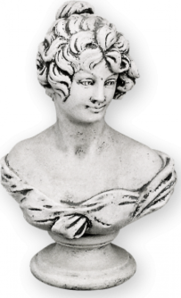 Decoratiune gradina statuie-bust Helena SB15 de la Cementarte Srl