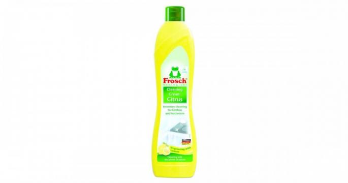 Detergent lichid crema cu extract de lamaie Frosch 500ml de la Pepitashop.ro