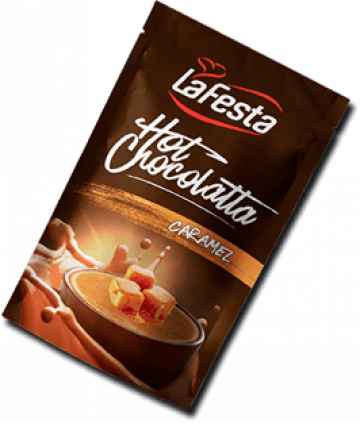 Ciocolata calda cu gust de caramel plic La Festa 10x25g de la KraftAdvertising Srl