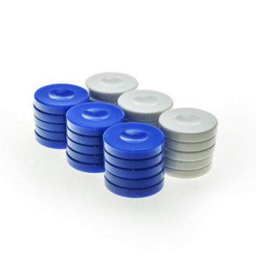 Puluri joc de table - plastic albastru - 37mm de la Chess Events Srl