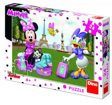 Puzzle - Minnie si Daisy (24 piese) de la A&P Collections Online Srl-d