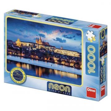Puzzle Neon - Castelul Praga (1000 piese) de la A&P Collections Online Srl-d