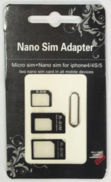 Set adaptoare SIM/Micro SIM/Nano SIM Noosy
