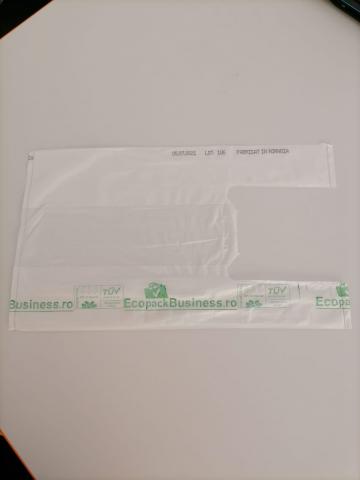 Pungi maiou biodegradabile 100%, 23x41cm, 500buc/bax de la Ecopack Business Srl