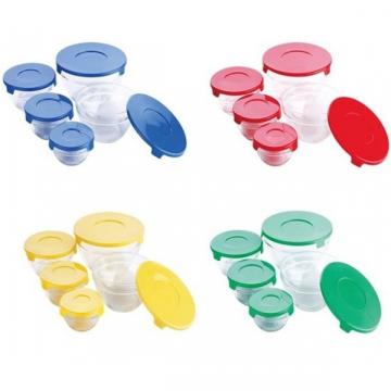 Set 5 caserole din yena cu capac plastic Cooking Bowl de la Www.oferteshop.ro - Cadouri Online