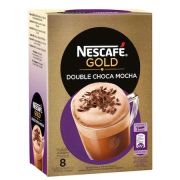 Cappuccino Nescafe Gold Double Choca Mocha, 8x18.5g