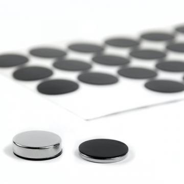 Discuri autoadezive din silicon, 20 mm, set de 36 bucati