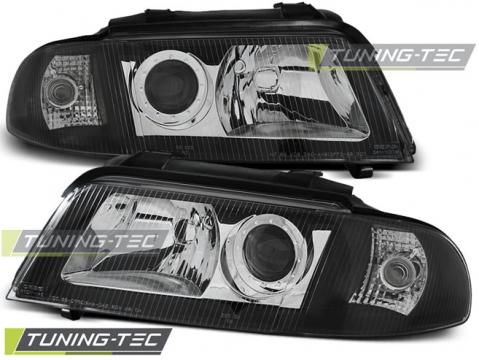 Faruri compatibile cu Audi A4 01.99-11.00 negru de la Kit Xenon Tuning Srl