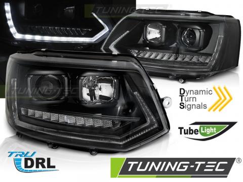 Faruri compatibile cu VW T5 2010-2015 LED Tube Light negru