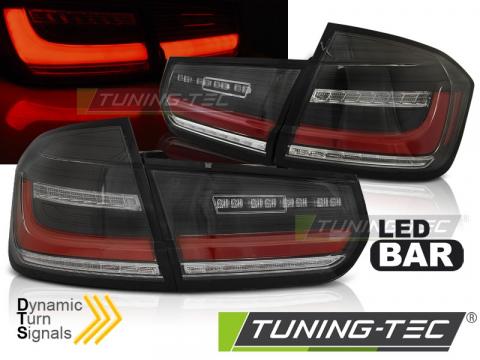 Stopuri LED LED BAR SEQ Tail Lights negru BMW F30 11-18